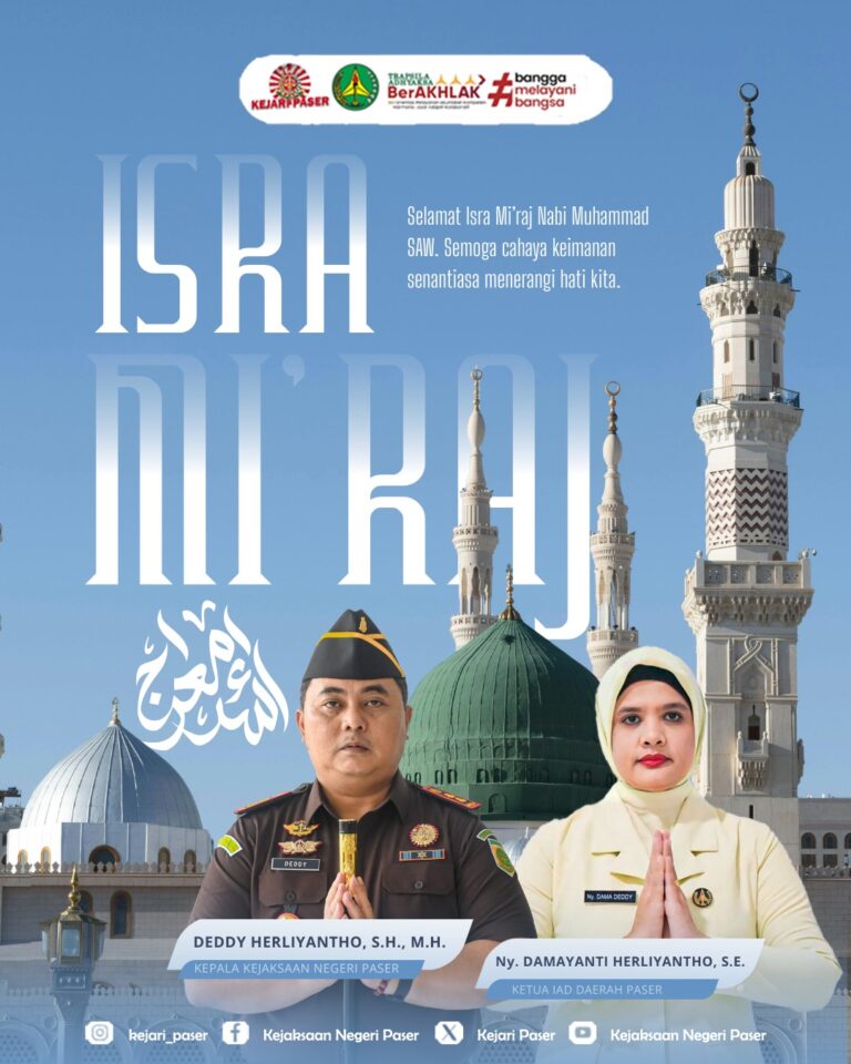 Selamat Memperingati Isra Miraj Nabi Muhammad SAW, 16 Januari 2026/1447 H