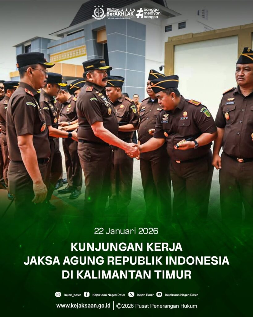 mengikuti Pengarahan Jaksa Agung Republik Indonesia Prof. Dr. St. Burhanuddin, S.H., M.M. dalam Rangka Kunjungan Kerja di Wilayah Kalimantan Timur