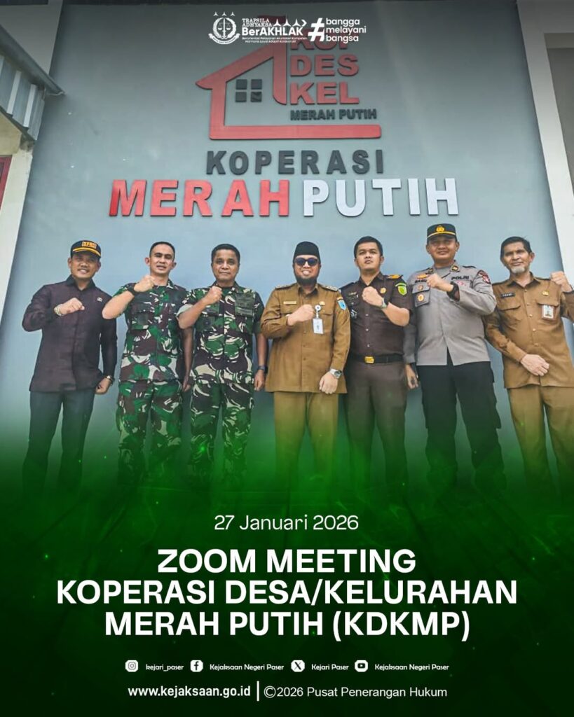 menghadiri Acara Zoom Meeting KDKMP dengan Wakil Panglima TNI.