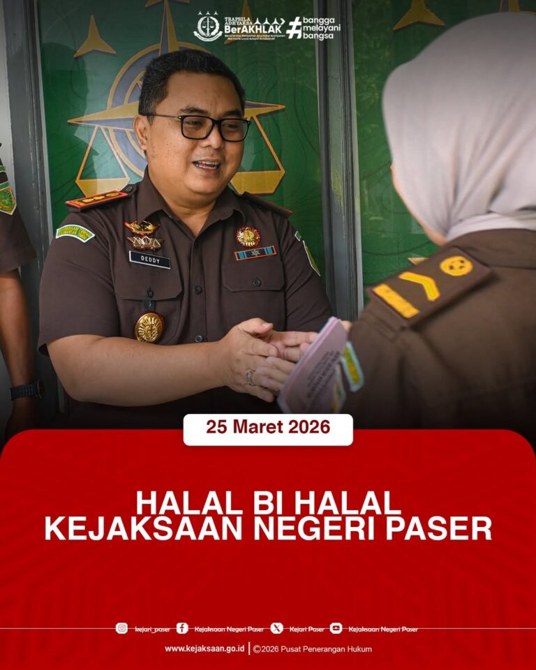 Kejaksaan Negeri Paser telah dilaksanakan Kegiatan Halal Bihalal.