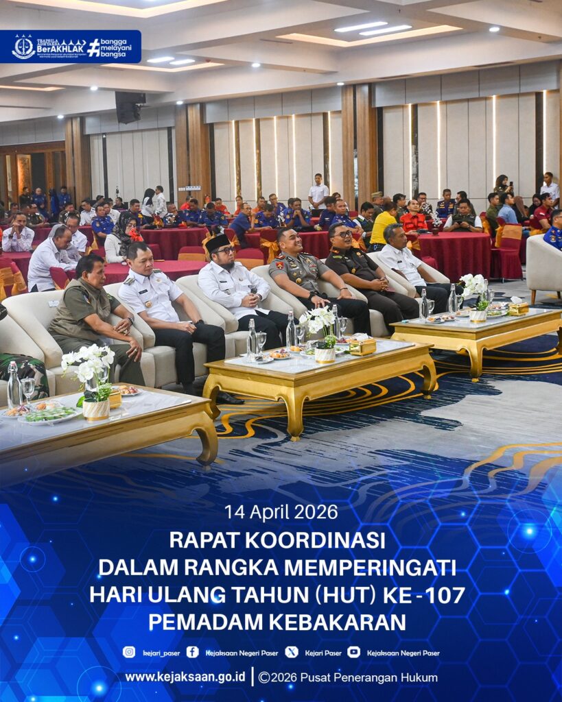 kegiatan Rapat Koordinasi dalam rangka Memperingati Hari Ulang Tahun (HUT) ke - 107 Pemadam Kebakaran.