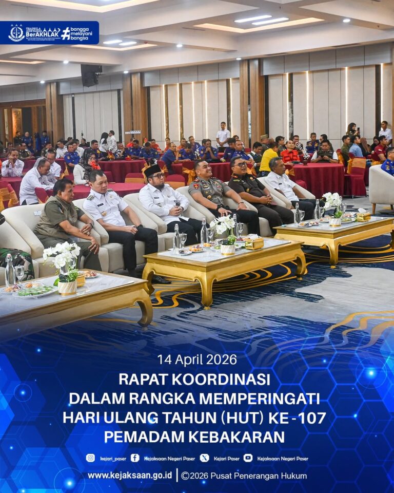 kegiatan Rapat Koordinasi dalam rangka Memperingati Hari Ulang Tahun (HUT) ke - 107 Pemadam Kebakaran.