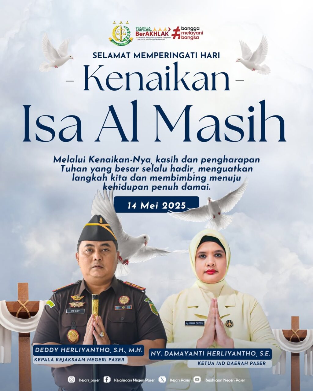 Selamat Memperingati Hari Kenaikan Isa Al Masih 14 Mei 2026