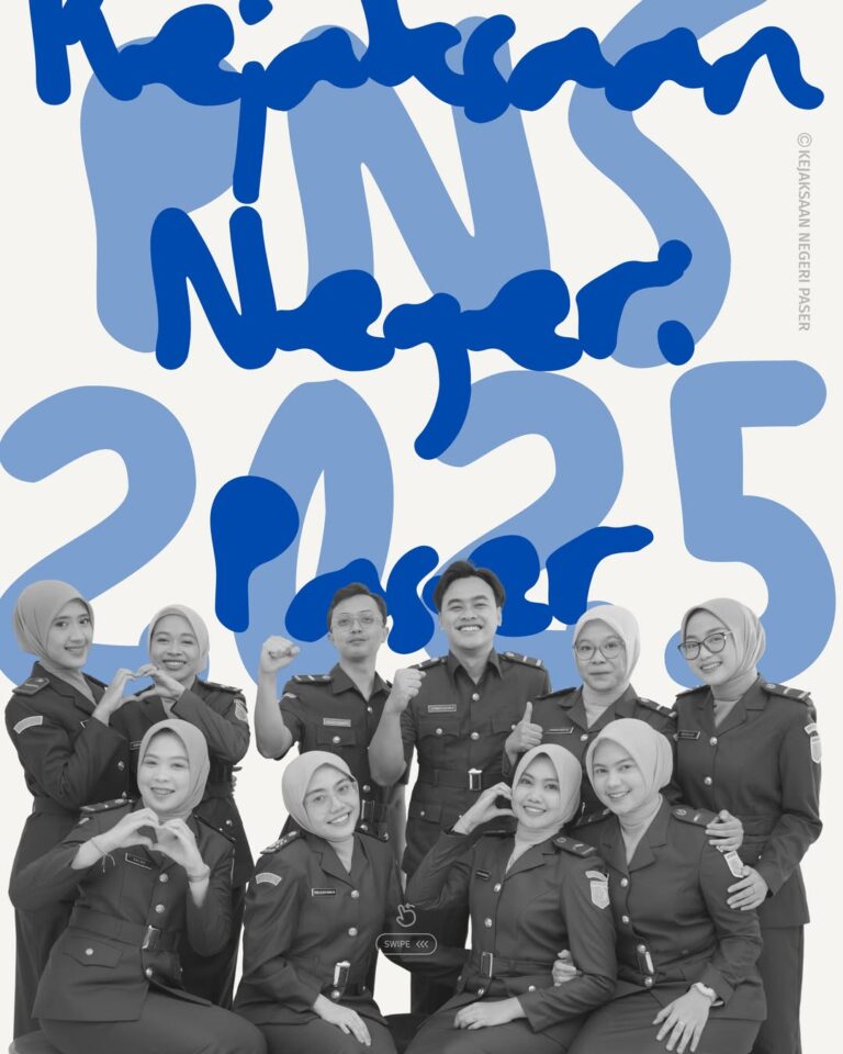 Kelarga Besar Kejaksaan Negeri Paser mengucapkan selamat dan sukses atas pengangkatan sebagai Pegawai Negeri Sipil (PNS) 🫶🏻✨