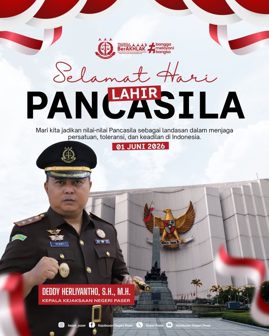 Selamat Hari Lahir Pancasila 01 Juni 2026