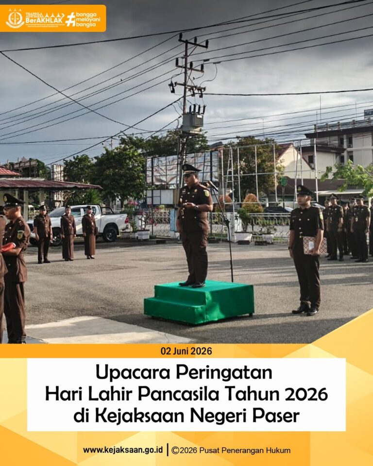 Upacara dalam Rangka kegiatan Upacara Peringatan Hari Lahir Pancasila Tahun 2026