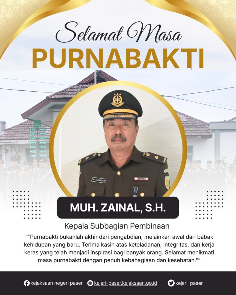 SELAMAT MEMASUKI MASA PURNABAKTI