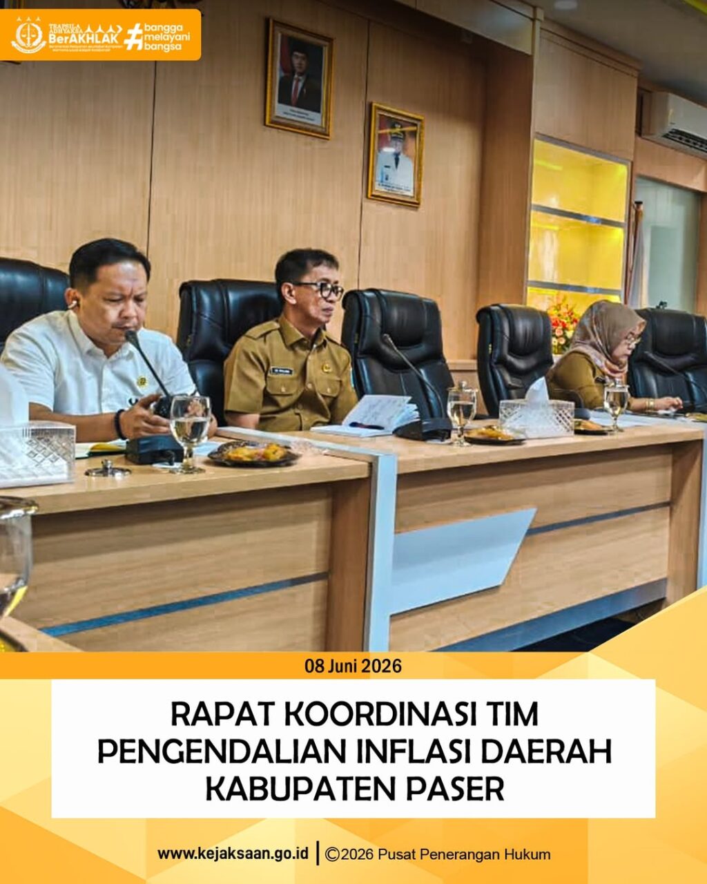 Rapat Koordinasi Tim Pengendalian Inflasi Daerah Kabupaten Paser.