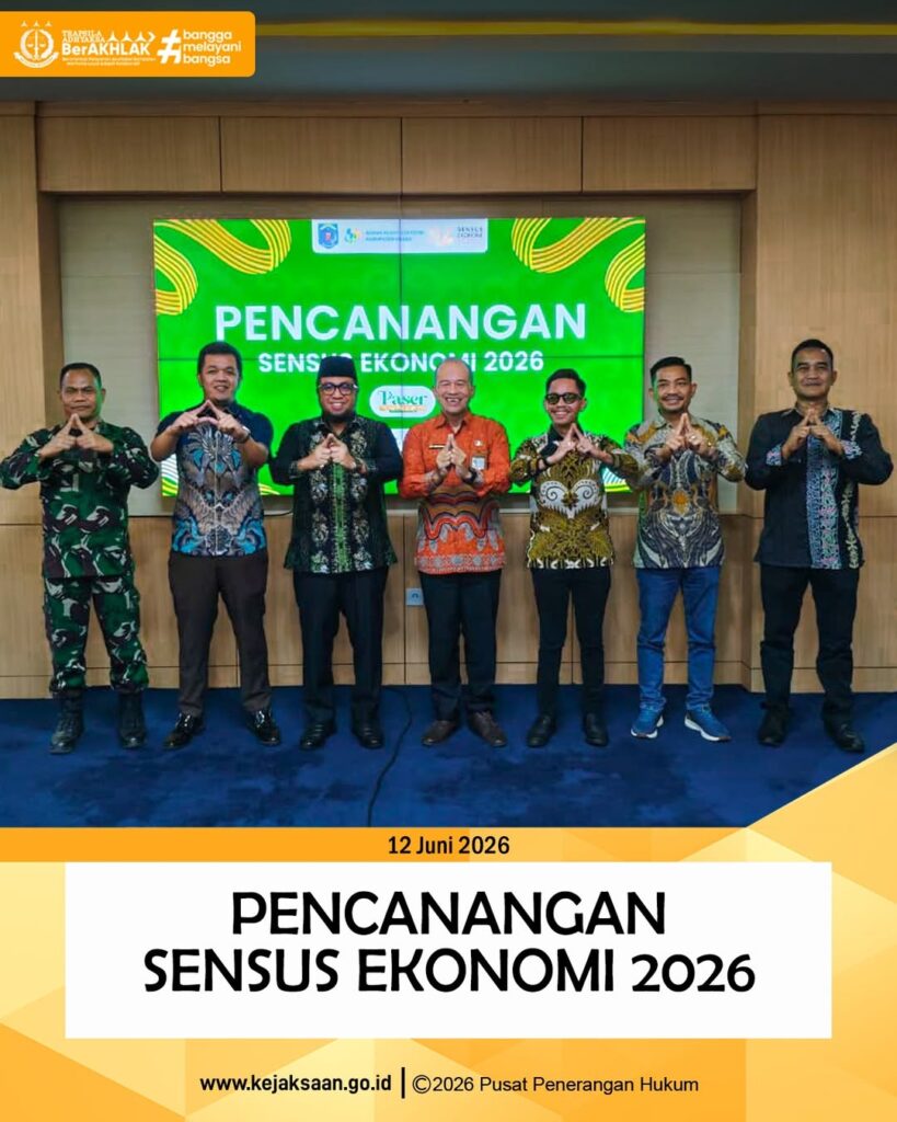 Kegiatan Pencanangan Sensus Ekonomi 2026.