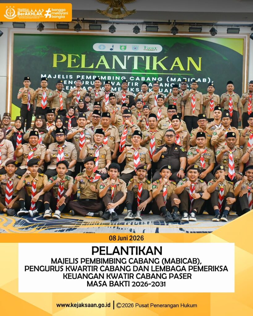 Pelantikan Majelis Pembimbing Cabang Gerakan Pramuka Paser.
