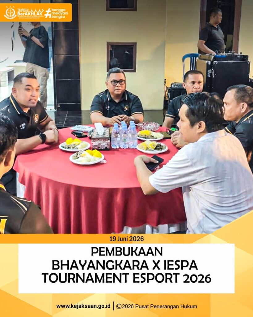 Pembukaan Bhayangkara X IESPA Tournament Esport 2026.