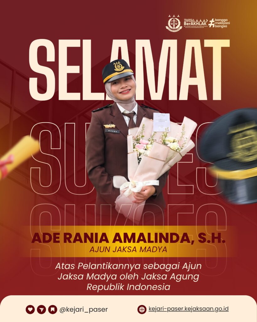 Congrats atas pelantikannya!