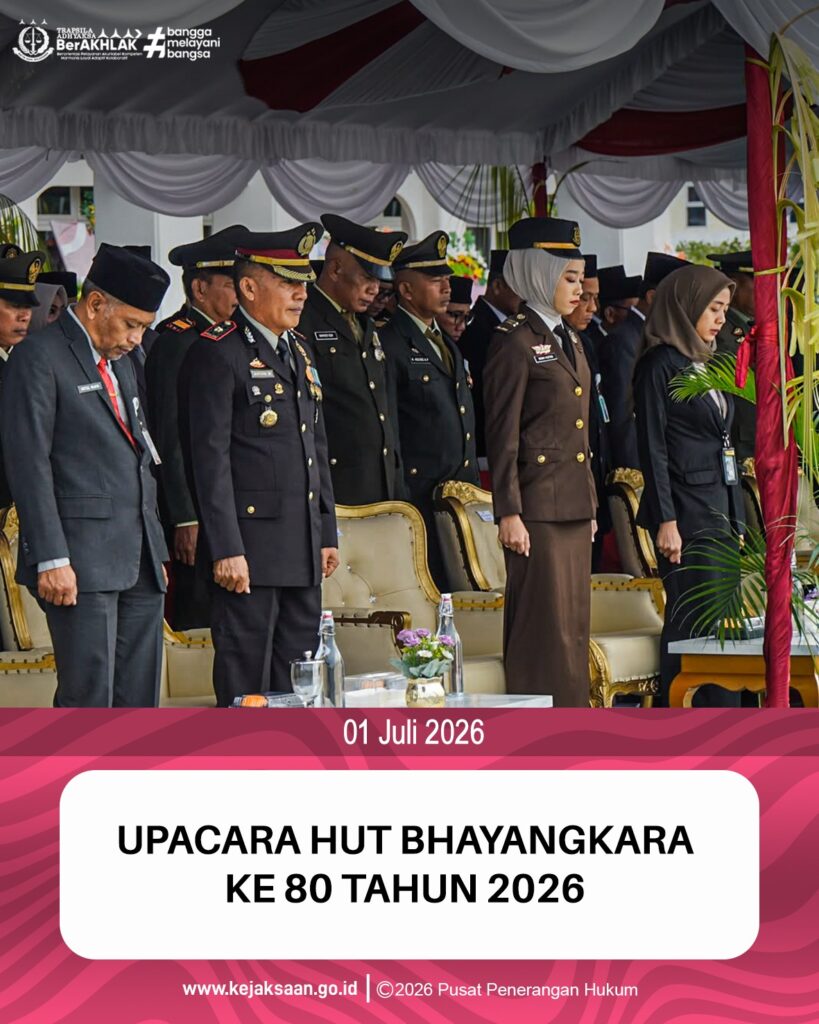 Upacara HUT Bhayangkara ke 80 Tahun.