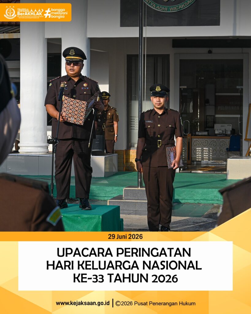 Upacara Peringatan Hari Keluarga Nasional ke-33 Tahun 2026