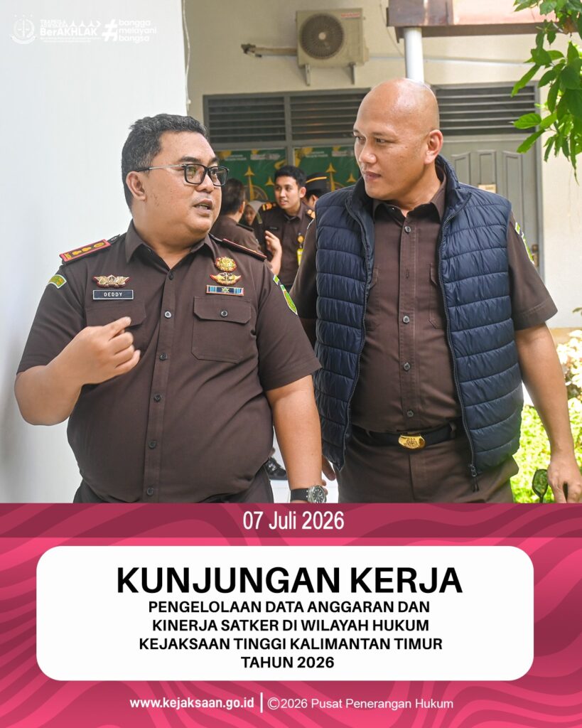 kunjungan kerja ke Kejaksaan Negeri Paser dalam rangka kegiatan Evaluasi dan Monitoring Revisi Anggaran serta Penyusunan Target Kinerja Pelaksanaan Anggaran dan Rencana Penarikan Dana (RPD) Triwulan III Tahun Anggaran 2026. Kegiatan tersebut bertujuan untuk melakukan evaluasi ter