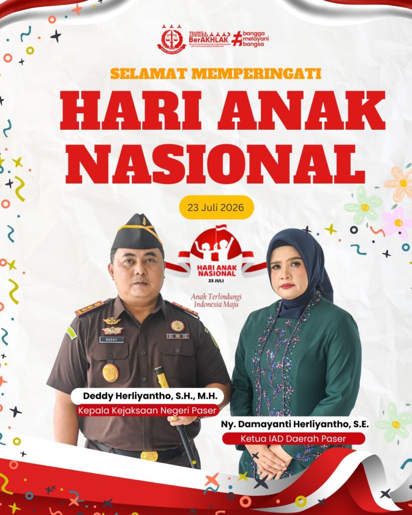 Selamat memperingati hari Anak Nasioanal 23 Juli 2026
