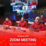 Zoom Meeting Kegiatan Monitoring Evaluasi Penanganan Perkara Bidang Tindak Pidana Khusus pada Satuan Kerja Wilayah Kejaksaan Tinggi Kalimantan Timur.