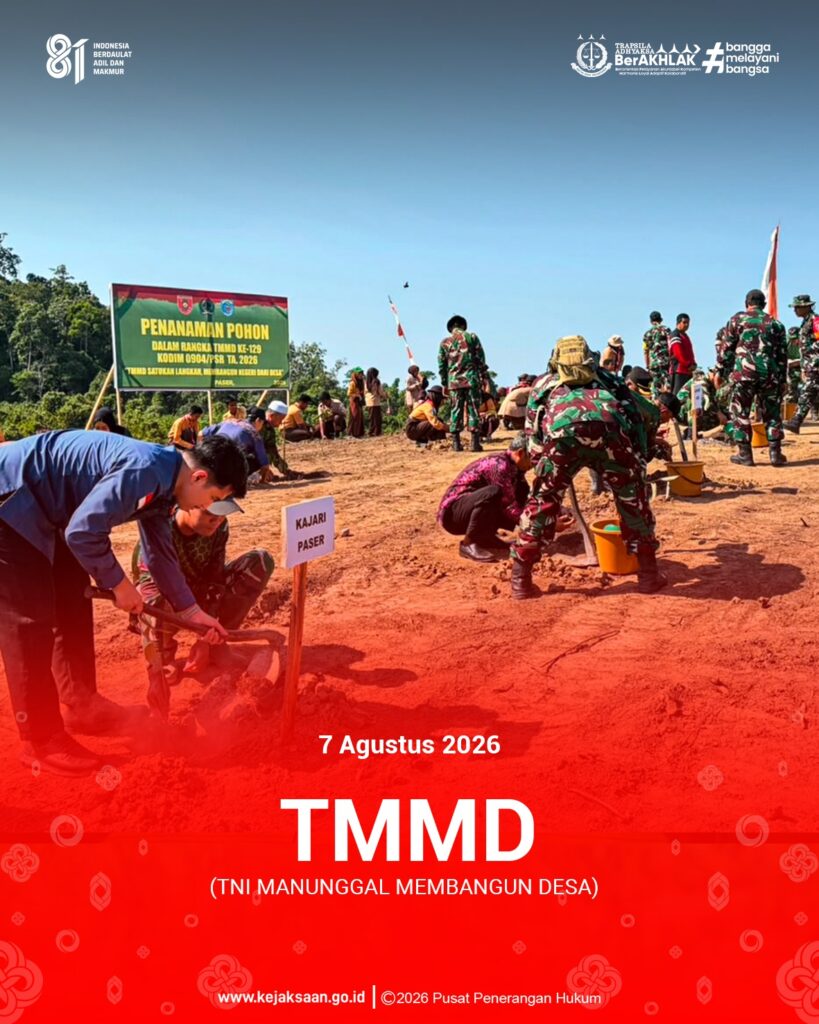 TMMD (TNI MANUNGGAL MEMBANGUN DESA).