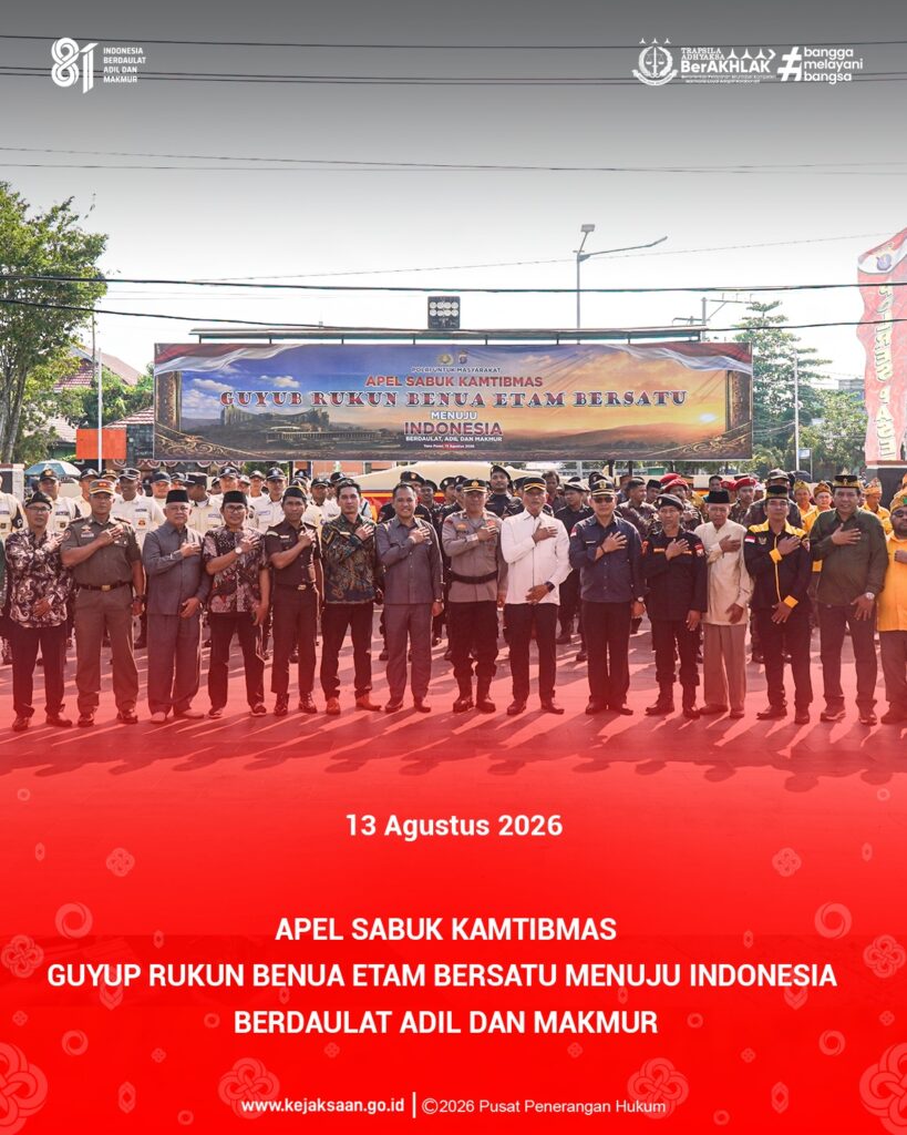 Apel Sabuk Kamtibmas ''Guyub Rukun Benua Etam Bersatu Menuju Indonesia Berdaulat Adil dan Makmur''