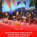 mengikuti Video Conference Pembukaan Rapat Evaluasi Capaian Kinerja Semester I Kejaksaan RI Tahun 2026.