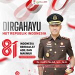 Dirgahayu Republik Indonesia ke-81  "Indonesia Berdaulat Adil dan Makmur"
