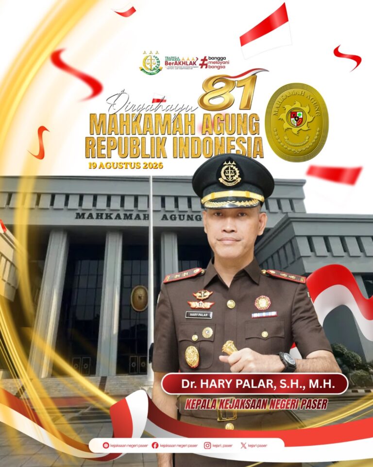Dirgahayu Mahkamah Agung Republik Indonesia ke-81