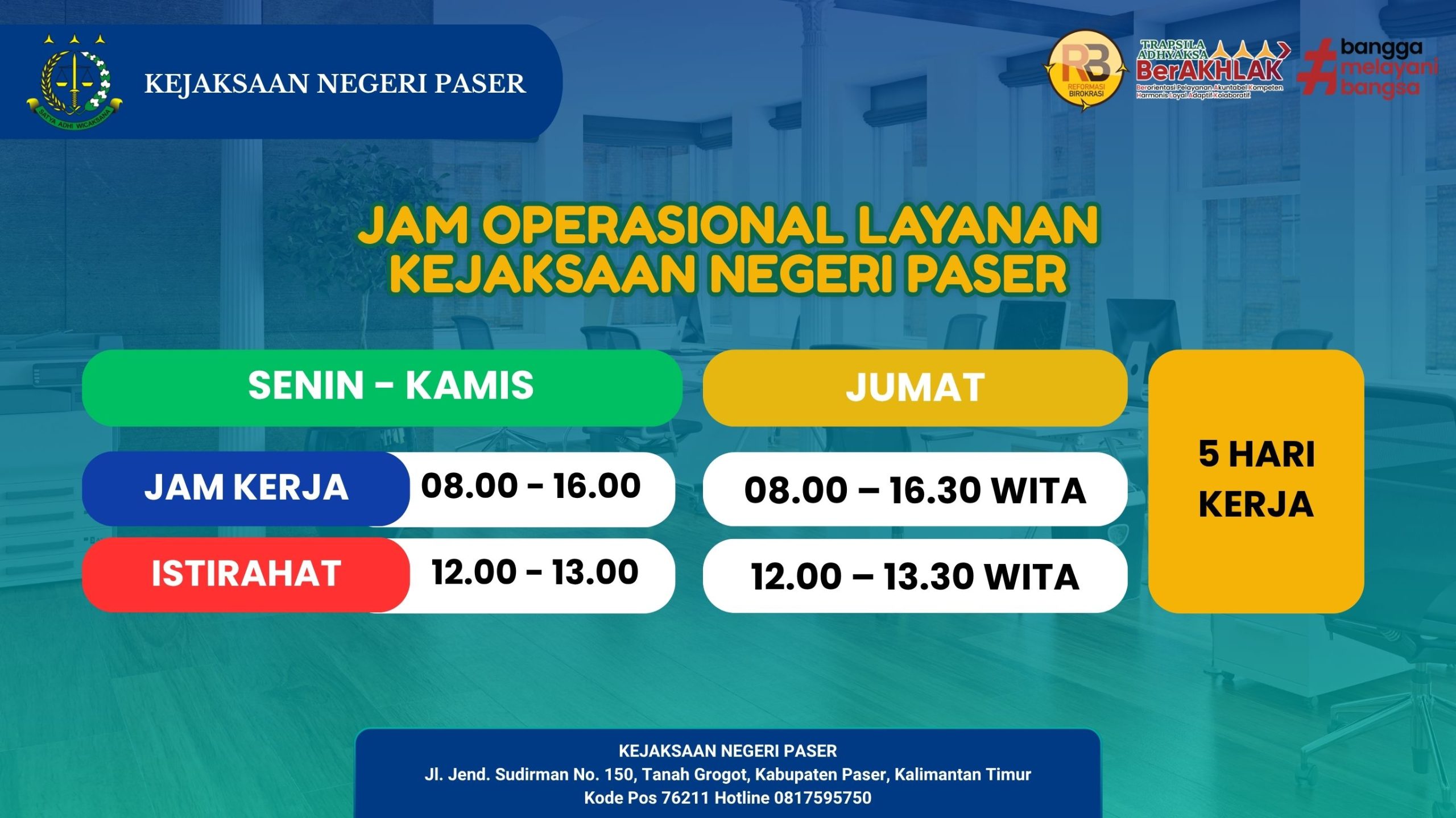 Jam Pelayanan