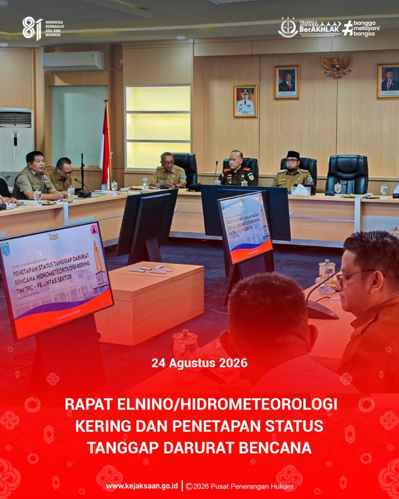 Undangan Rapat Elnino/ Hidrometeorologi Kering dan  Penetapan Status Tanggap Darurat Bencana.
