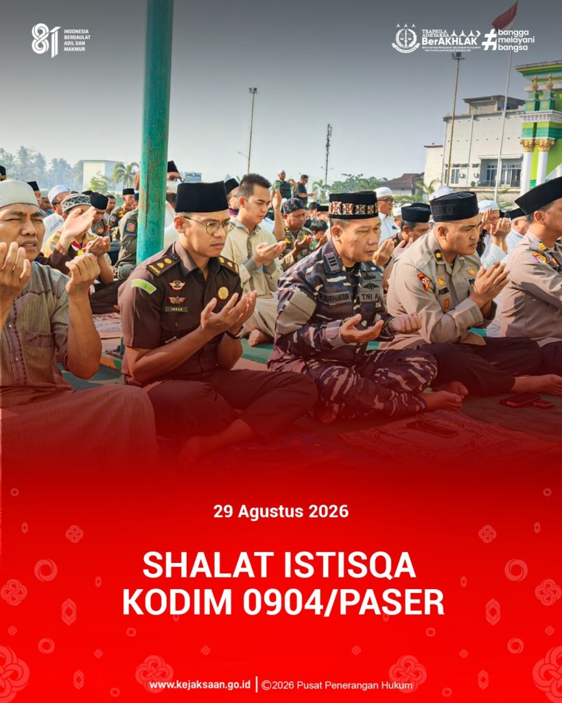 undangan Sholat Istisqa Kodim 0904/PASER.