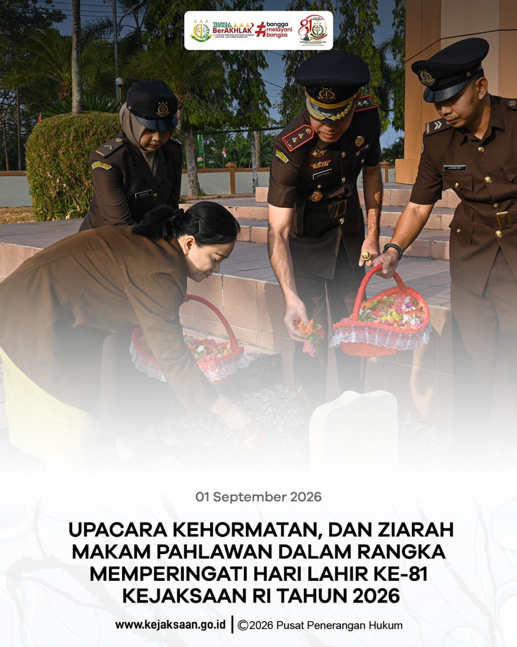 Upacara Kehormatan dan Ziarah Makam Pahlawan