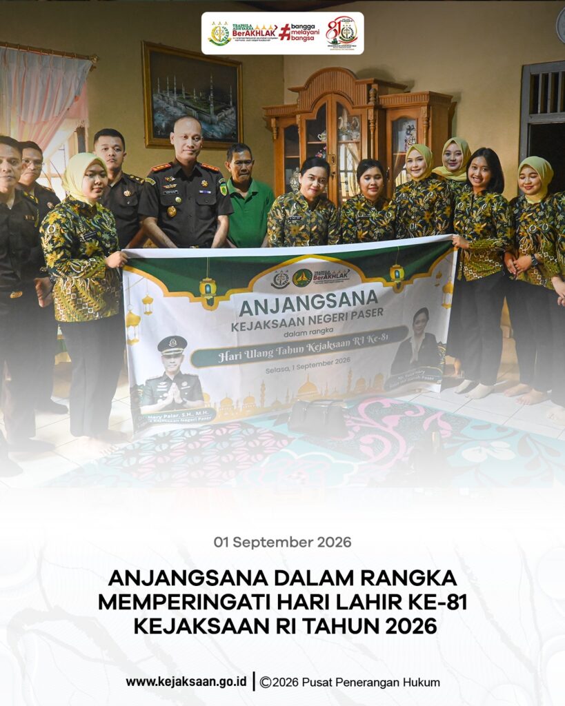 kegiatan Anjangsana dalam rangka memperingati Hari Lahir Ke- 81 Kejaksaan RI tahun 2026.