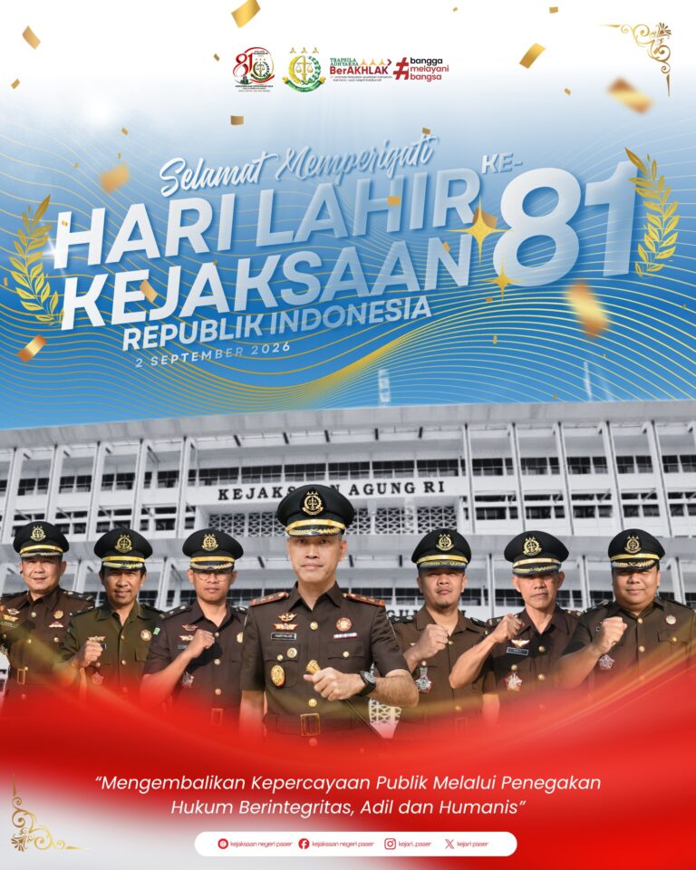 SELAMAT HARI LAHIR KE-81 KEJAKSAAN REPUBLIK INDONESIA